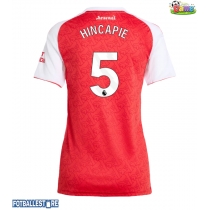 Arsenal Piero Hincapie #5 Hjemmedrakt Dame 2025-26 Kortermet